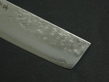 Load image into Gallery viewer, KICHIJI GINREI GINSAN NASHIJI NAKIRI 160MM OCTAGONAL MONO EBONY HANDLE
