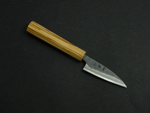 HATSUKOKORO SUMI AOGAMI-2 KUROUCHI PARING 80MM OCTAGONAL MONO OLIVE HANDLE