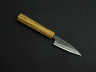 HATSUKOKORO SUMI AOGAMI-2 KUROUCHI PARING 80MM OCTAGONAL MONO OLIVE HANDLE