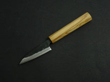 Load image into Gallery viewer, HATSUKOKORO SUMI AOGAMI-2 KUROUCHI PARING 80MM OCTAGONAL MONO OLIVE HANDLE
