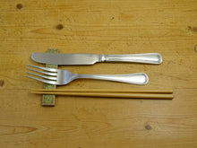 Load image into Gallery viewer, CERAMIC CUTLERY REST (MONET GREEN/KILN BLUE)
