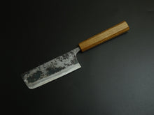 Load image into Gallery viewer, AOGAMI-2 KUROUCHI NASHIJI SMALL NAKIRI 120MM OCTAGONAL OAKWOOD HANDLE
