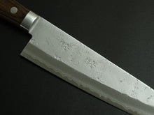Load image into Gallery viewer, MASUTANI SEKKA VG-10 NASHIJI DAMASCUS GYUTO 180MM BROWN HANDLE

