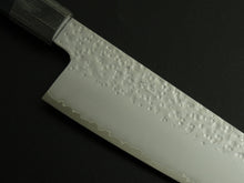 Load image into Gallery viewer, HADO SHIOSAI VG-10 BUNKA 180MM OCTAGONAL GRAY &amp; BLACK PAKKAWOOD HANDLE
