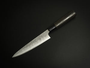 KICHIJI GINSAN NASHIJI PETTY KNIFE 135MM CHESTNUT HANDLE
