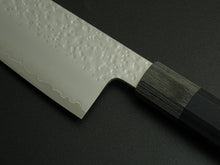 Load image into Gallery viewer, HADO SHIOSAI VG-10 BUNKA 180MM OCTAGONAL GRAY &amp; BLACK PAKKAWOOD HANDLE
