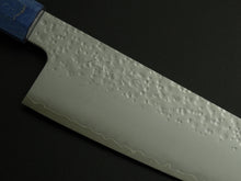 Load image into Gallery viewer, HADO SHIOSAI VG-10 BUNKA 180MM OCTAGONAL BLUE STABILIZED WOOD HANDLE
