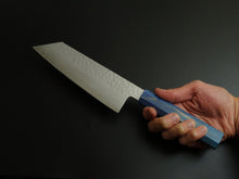 Load image into Gallery viewer, HADO SHIOSAI VG-10 BUNKA 180MM OCTAGONAL BLUE STABILIZED WOOD HANDLE
