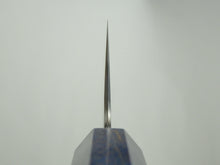 Load image into Gallery viewer, HADO SHIOSAI VG-10 BUNKA 180MM OCTAGONAL BLUE STABILIZED WOOD HANDLE
