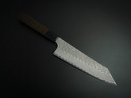 NIGARA AOGAMI SUPER CORE STAINLESS CLAD MIGAKI HAMMERED KIRITSUKE GYUTO 210MM