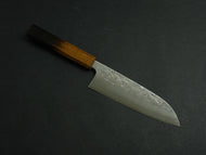 OUL SLD WASHIJI SANTOKU 165MM OCTAGONAL BURNT OAKWOOD HANDLE