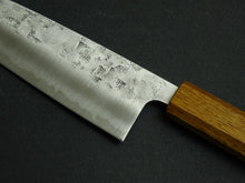 Load image into Gallery viewer, OUL SLD WASHIJI SANTOKU 165MM OCTAGONAL BURNT OAKWOOD HANDLE
