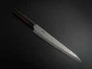 KICHIJI VG-10 33 LAYER HAMMERED DAMASCUS SUJIHIKI 240MM ROSEWOOD HANDLE