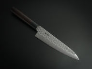 KICHIJI VG-10 33 LAYER HAMMERED DAMASCUS GYUTO 180MM ROSEWOOD HANDLE