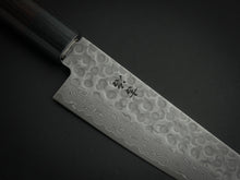 Load image into Gallery viewer, KICHIJI VG-10 33 LAYER HAMMERED DAMASCUS GYUTO 180MM ROSEWOOD HANDLE
