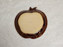 Load image into Gallery viewer, MASHIKOYAKI APPLE-SHAPED BROWN PLATE
