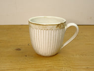 MASHIKOYAKI WHITE SLIM LINE MUG CUP