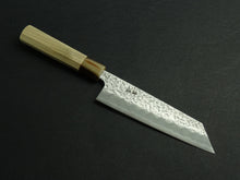 Load image into Gallery viewer, KICHIJI SHIROGAMI-1 / STAINLESS CLAD HAMMERED BUNKA 175MM OCTAGONAL HANDLE
