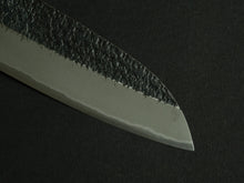 Load image into Gallery viewer, MUNEISHI AOGAMI IRON CLAD KUROUCHI HAMMERED SANTOKU 165MM OCTAGONAL ROSEWOOD HANDLE
