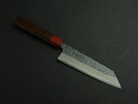 MUNEISHI AOGAMI IRON CLAD KUROUCHI HAMMERED BUNKA 165MM OCTAGONAL ROSEWOOD HANDLE