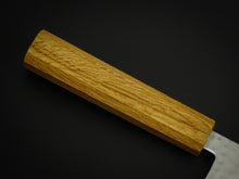 Load image into Gallery viewer, MASUTANI VG-1 GOLD HAMMERED NAKIRI 165MM NATURAL OAKWOOD HANDLE
