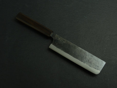 KICHIJI KUROGANE AOGAMI-2 KUROUCHI NAKIRI 165MM OCTAGONAL MONO BUBINGA HANDLE
