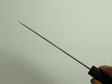 Load image into Gallery viewer, KICHIJI RYUHYO KUROZOME SG2 DAMASCUS SANTOKU 175MM OCTAGONAL MONO EBONY HANDLE
