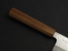 Load image into Gallery viewer, MAKOTO KUROSAKI VG-7 DAMASCUS HAMMERED GYUTO 240MM OCTAGONAL WALNUT HANDLE
