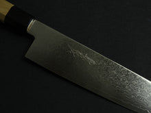 Load image into Gallery viewer, YOSHIHIRO GINSAN DAMASCUS KIRITSUKE GYUTO 210MM OCTAGONAL MAGNOLIA HANDLE

