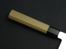Load image into Gallery viewer, YOSHIHIRO GINSAN DAMASCUS KIRITSUKE GYUTO 210MM OCTAGONAL MAGNOLIA HANDLE
