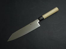 Load image into Gallery viewer, YOSHIHIRO GINSAN DAMASCUS KIRITSUKE GYUTO 210MM OCTAGONAL MAGNOLIA HANDLE
