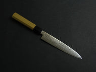 YOSHIHIRO GINSAN DAMASCUS PETTY 150MM OCTAGONAL MAGNOLIA HANDLE
