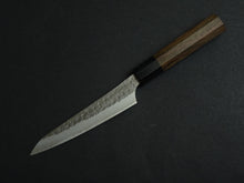 Load image into Gallery viewer, YU KUROSAKI AOGAMI SUPER KOKUSEN PETTY 130MM ROSE WOOD HANDLE
