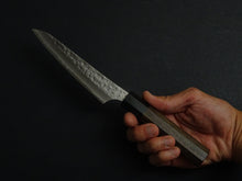 Load image into Gallery viewer, YU KUROSAKI AOGAMI SUPER KOKUSEN PETTY 130MM ROSE WOOD HANDLE
