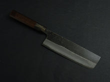 Load image into Gallery viewer, HATSUKOKORO KUMOKAGE AOGAMI-2 KUROUCHI DAMASCUS NAKIRI 165MM OCTAGONAL WALNUT HANDLE
