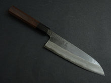 Load image into Gallery viewer, HATSUKOKORO KUMOKAGE AOGAMI-2 KUROUCHI DAMASCUS SANTOKU 180MM OCTAGONAL WALNUT HANDLE

