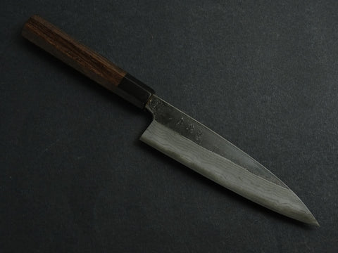 HATSUKOKORO KUMOKAGE AOGAMI-2 KUROUCHI DAMASCUS PETTY 150MM OCTAGONAL WALNUT HANDLE