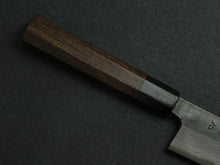 Load image into Gallery viewer, HATSUKOKORO KUMOKAGE AOGAMI-2 KUROUCHI DAMASCUS PETTY 150MM OCTAGONAL WALNUT HANDLE
