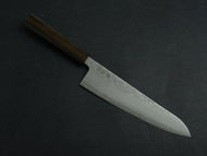 KICHIJI GINREI GINSAN NASHIJI GYUTO 210MM OCTAGONAL MONO BUBINGA HANDLE