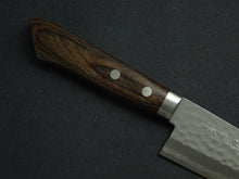 Load image into Gallery viewer, MASUTANI KOKURYU VG-10 HAMMERED DAMASCUS GYUTO 180MM BROWN HANDLE*
