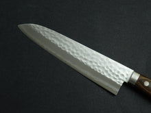 Load image into Gallery viewer, MASUTANI KOKURYU VG-10 HAMMERED DAMASCUS GYUTO 180MM BROWN HANDLE*
