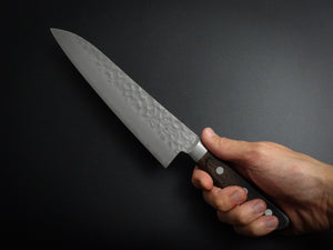 TSUNEHISA AUS-8 HAMMERED GYUTO 180MM