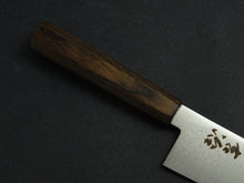 Load image into Gallery viewer, KICHIJI VG-10 33LAYER DAMASCUS SANTOKU KNIFE 180MM OCTAGONAL PAKKAWOOD HANDLE

