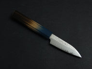 KICHIJI VG-5 HAMMERED PARING 90MM OCTAGONAL AKATSUKI (BURNT & DYED)  HANDLE