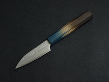 Load image into Gallery viewer, KICHIJI VG-5 HAMMERED PARING 90MM OCTAGONAL AKATSUKI (BURNT &amp; DYED)  HANDLE
