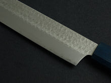 Load image into Gallery viewer, KICHIJI VG-5 HAMMERED SUJIHIKI 240MM OCTAGONAL AKATSUKI (BURNT &amp; DYED)  HANDLE
