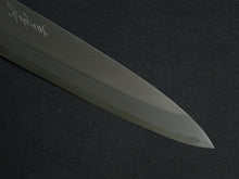 Load image into Gallery viewer, KICHIJI JOSAKU MIOROSHI DEBA 210MM OCTAGONAL MAGNOLIA WOOD HANDLE
