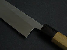 Load image into Gallery viewer, KICHIJI JOSAKU MIOROSHI DEBA 210MM OCTAGONAL MAGNOLIA WOOD HANDLE
