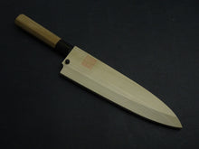 Load image into Gallery viewer, KICHIJI JOSAKU MIOROSHI DEBA 210MM OCTAGONAL MAGNOLIA WOOD HANDLE
