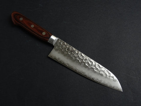 KICHIJI VG-10 CORE TSUCHIME HAMMERED SANTOKU 170MM